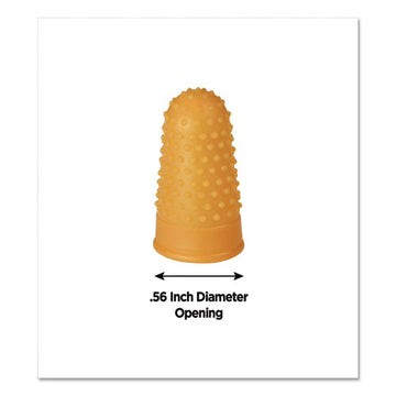 COSCO Fingertip Pads, Size 11, Small, Amber, 12-pack freeshipping - TVN Wholesale